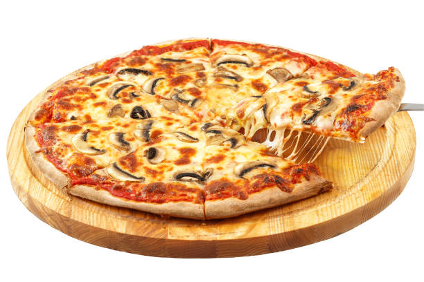 istock Mushroom Pizza, mozzarella, mushrooms 685794624