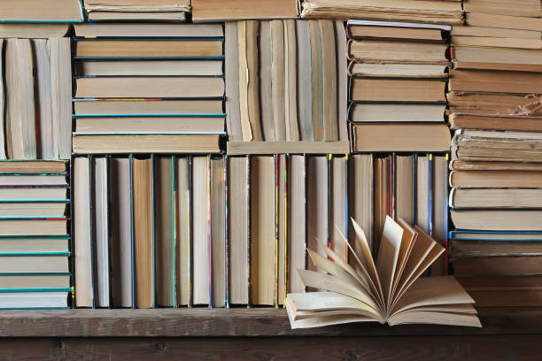 istock background from the books on the table 685795554