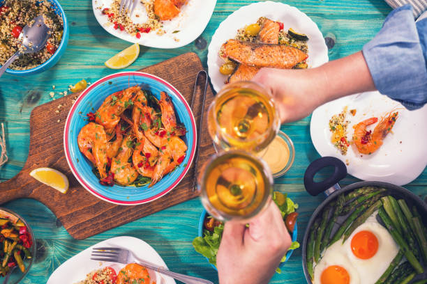 istock Young Family Having Lunch at Home 685802106