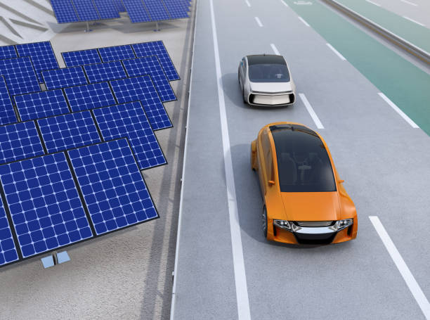 istock Electric cars driving on the highway 685806574