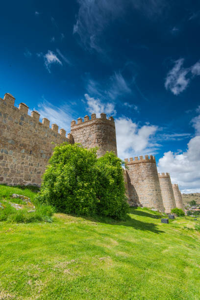 istock Defence walls around Avila town,Spain 685808736