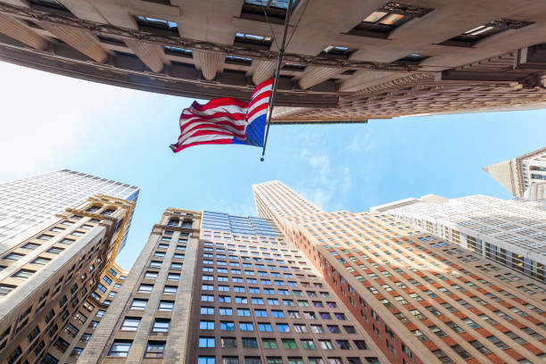 istock skyscrapers in the financial district in NYC 685816288