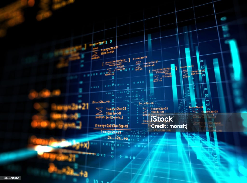 Block chain network concept on technology background Block chain network and programming concept on technology background Cryptocurrency Stock Photo