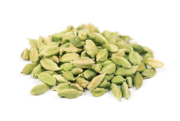 istock Cardamom seeds isolated on white background. 685822588