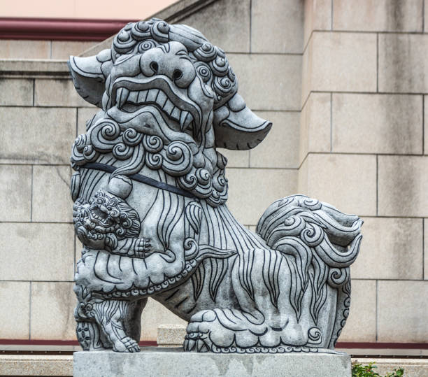 istock beautifully carved stone lions 685827820