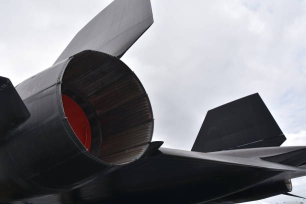 istock The back of a stealth plane 685832450