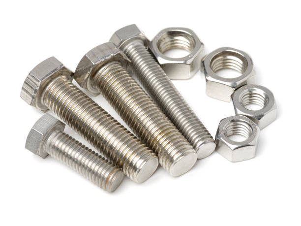 istock Fasteners Screw nut  on the white background 685833340