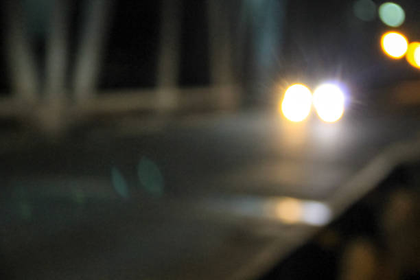 istock Bokeh blurred car lights at the night 685837010