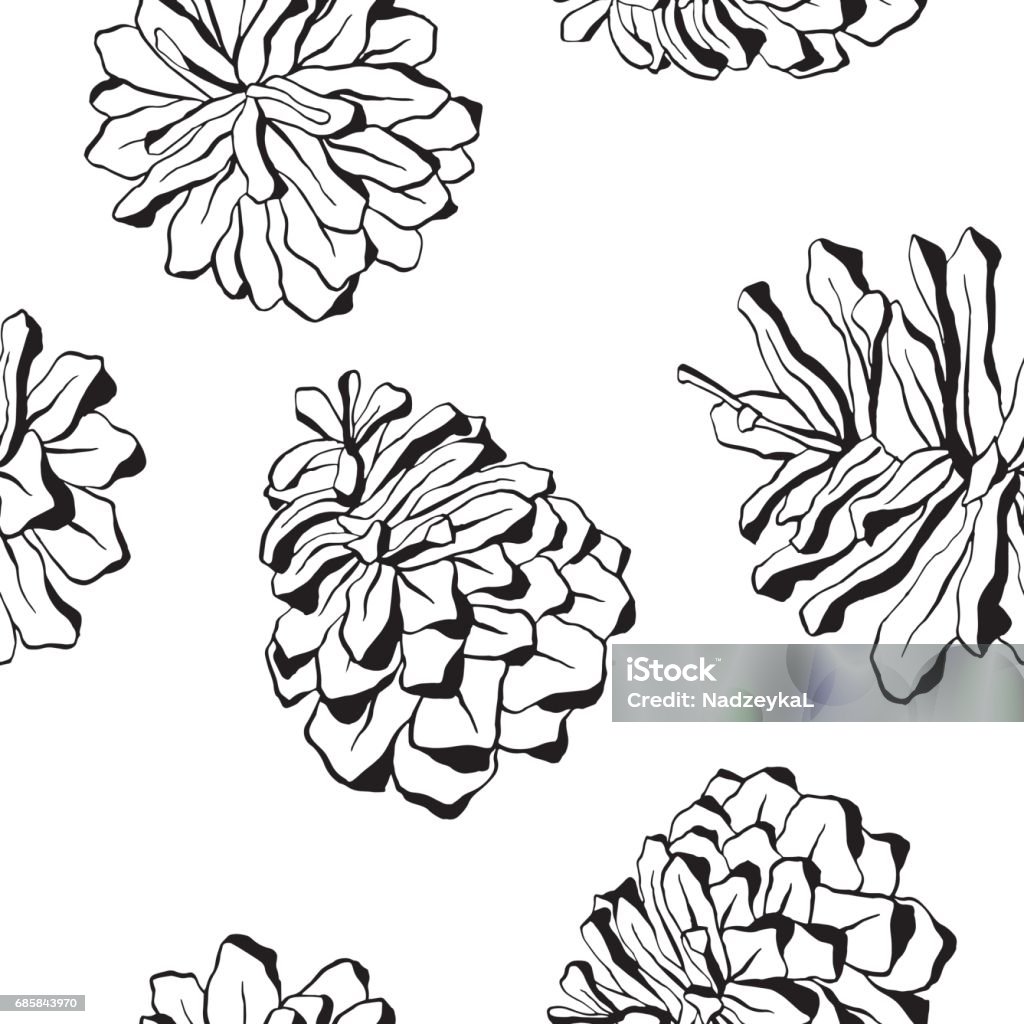 Diagonal Cone Pattern Vector Seamless Vector Graphic Cones Pattern Stock Illustration - Download ...