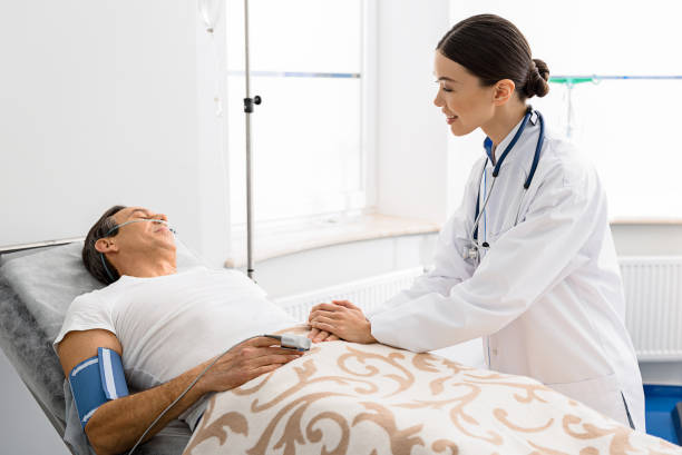 istock Outgoing female doctor caring about patient 685844520