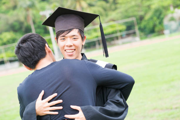 istock Group of successful students on their graduation day 685846058