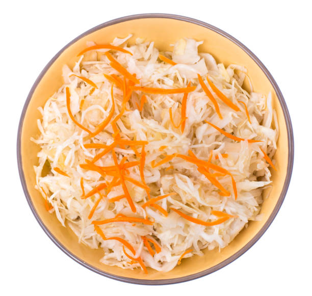istock Salad of freshly chopped cabbage with carrots 685846442