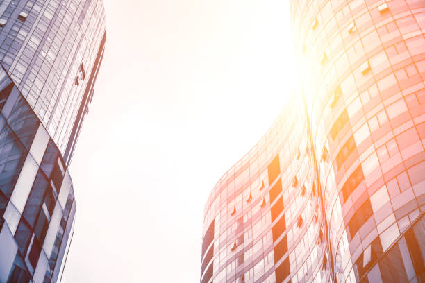 istock Contemporary glass skyscrapers 685853136