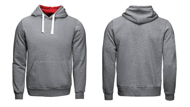 istock gray hoodie, sweatshirt mockup, isolated on white background 685859886