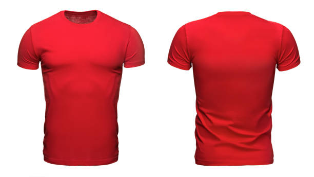 istock Red t-shirt, clothes 685859898