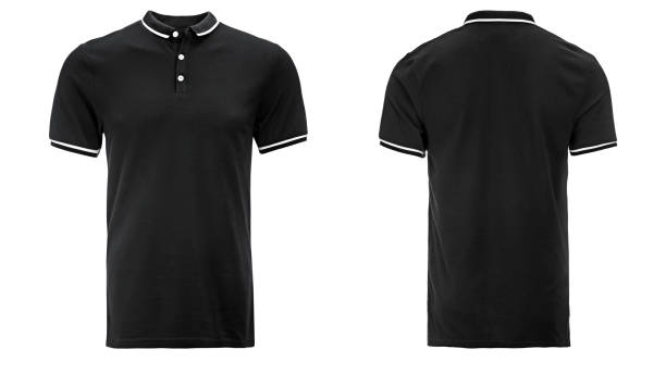 istock Black Polo shirt, clothes 685860048
