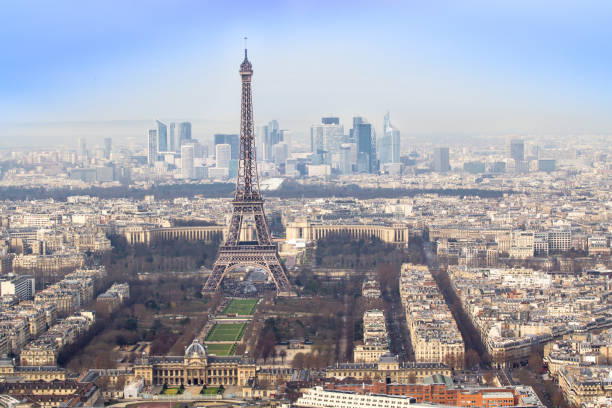 istock Eiffel Tower and Paris cityscape 685863258