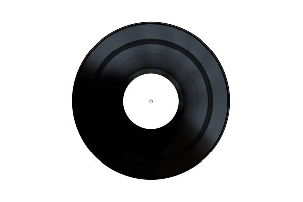 istock Vintage vinyl disk isolated on white background 685863848