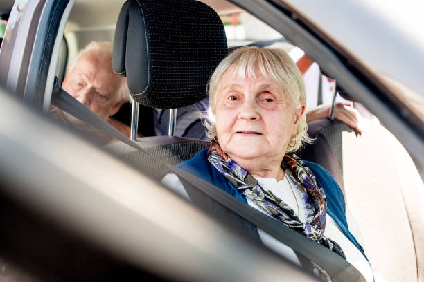 istock Seniors In the Nursing Home Enjoying  A Car Ride 685864268