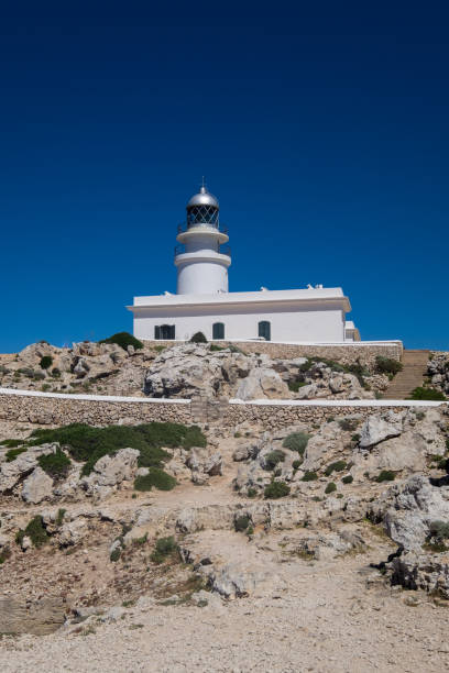 istock Lighthouse of Cabo de Cavalleria - a lighthouse in menorca, spain 685866546