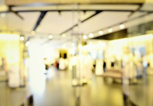 istock Abstract blur of shopping mall 685868878