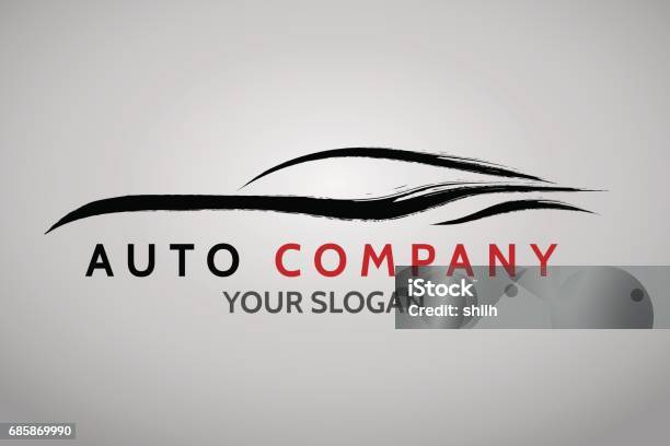 Auto Car Dealer Emblem Design Stock Illustration - Download Image Now - Racecar, Logo, Car