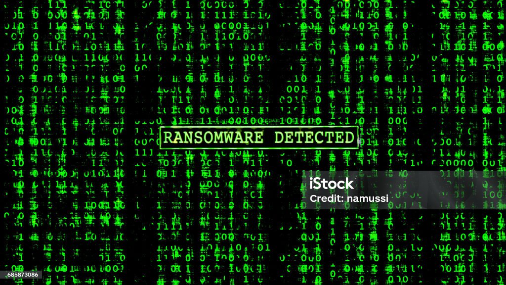 Visual Examples Detecting Ransomware Ransomware Detected Stock Photo - Download Image Now - Computer Graphic ...