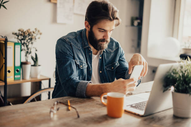 istock The morning concept of a freelancer 685877568