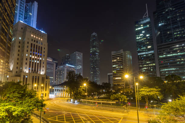 istock Night view of central Hongkong 685882494