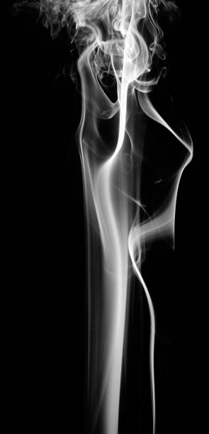 istock White fantasy smoke on black background 685885440