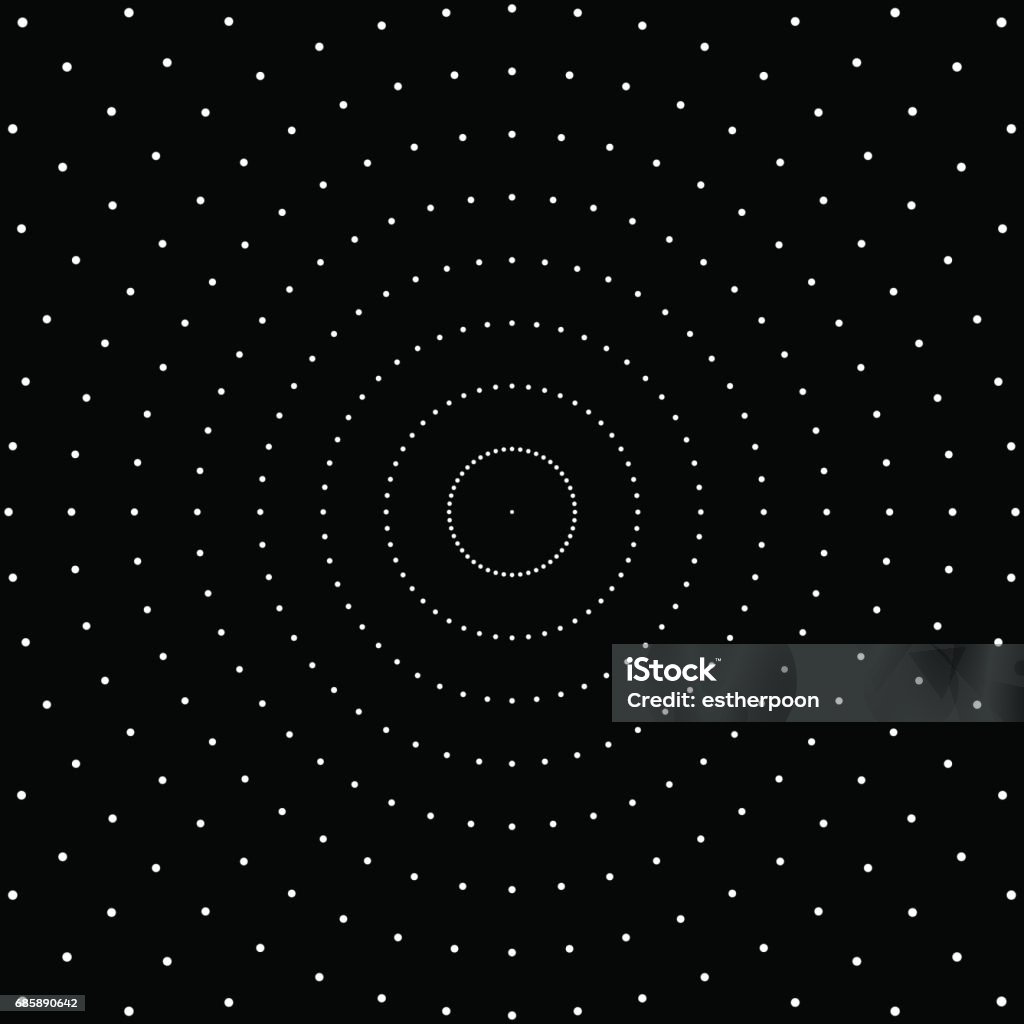 Round Point Texture Round Texture With Dotted Elements Stock Illustration - Download Image ...