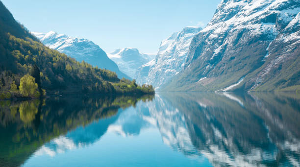 istock Beautiful panorama of Norwegian nature 685891686