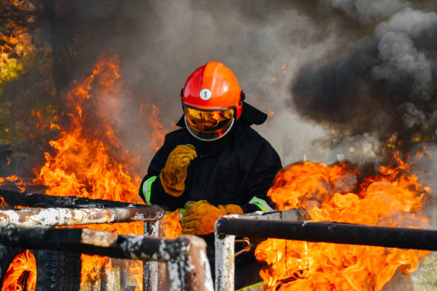 istock In to the fire, a Firefighter searches for possible survivors 685907534