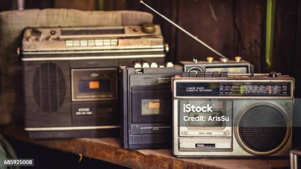 Vintage Photo Stock Photo - Download Image Now - Adjusting, Analog, Antenna - Aerial