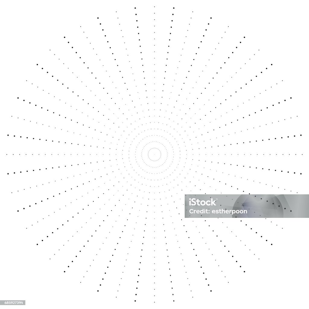 Round Point Texture Round Texture With Dotted Elements Stock Illustration - Download Image ...