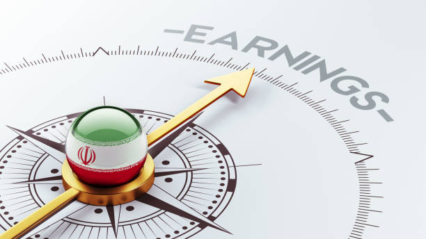 ilustrações de stock, clip art, desenhos animados e ícones de earnings concept - iranian currency