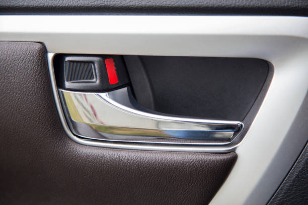 istock Car door handle sub-assembly, door inside car, auto part 685946250