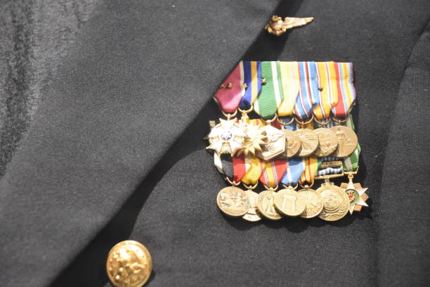 istock United States Medals on Uniform 685967936