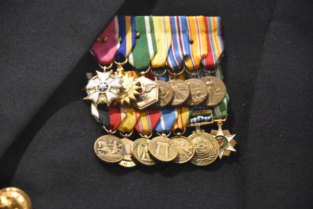 istock United States Medals on Uniform 685967946