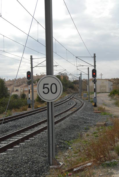 istock Railway tracks in Alicante - Spain 685984754