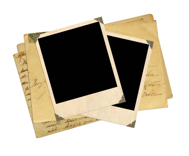 istock Vintage photo and post cards for scrapbooking design 685985560