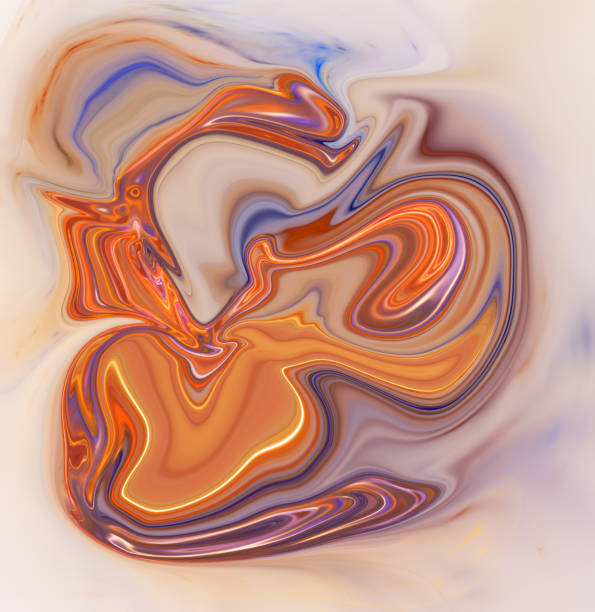 istock Colorful psychedelic liquefied background 685986102