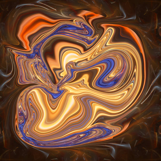 istock Colorful psychedelic liquefied background 685986108