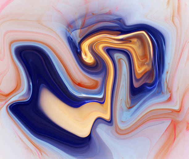 istock Colorful psychedelic liquefied background 685986126