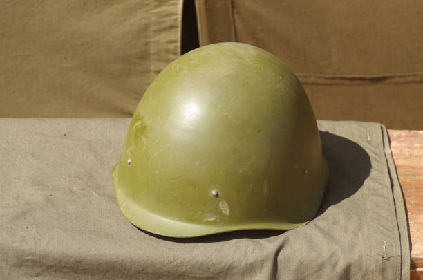 istock Protective helmet of a Russian soldier. 686027232