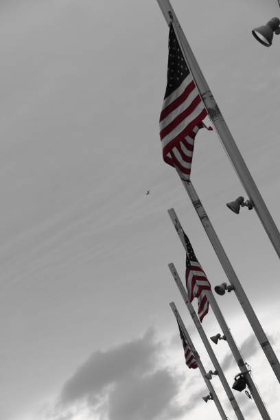 istock United States flag in row 686048362