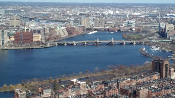 istock overview of city with river and bridge 686053834