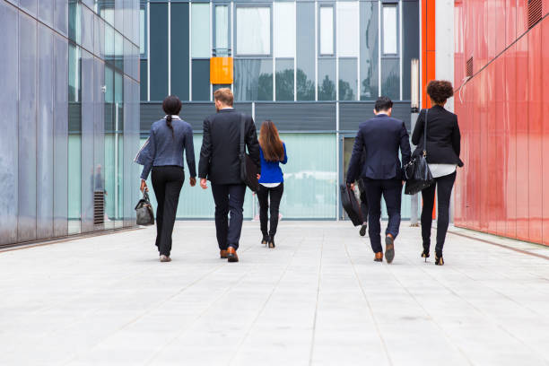istock Business people walking on a street 686071342