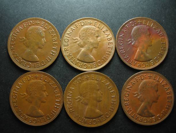 istock Vintage pre-decimal Australian One Penny copper Coin. 686077732