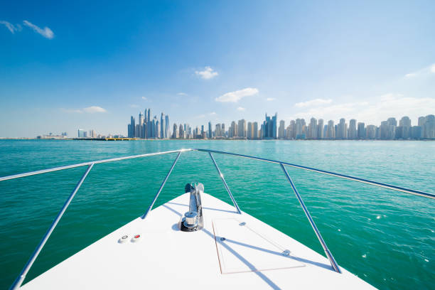 istock Dubai Marina Urban Skyline 686104262